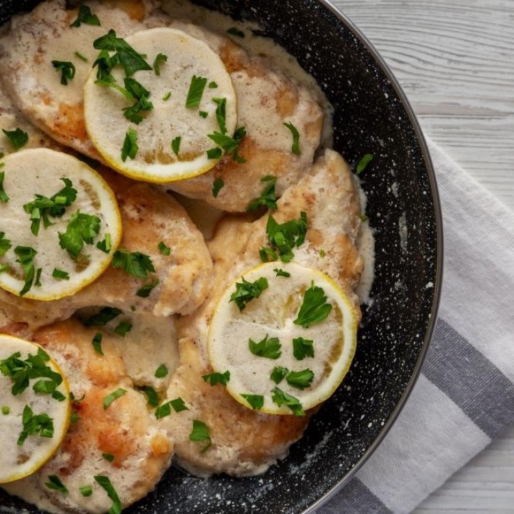 سمك بالطحينة بدون فرن