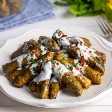 فتة ورق عنب