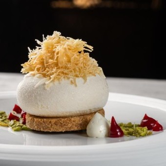 كعكة الجبن بالكنافة