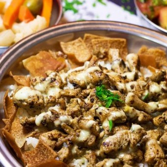 طريقة عمل فتة الشاورما