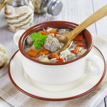 شوربة الرز الصحية