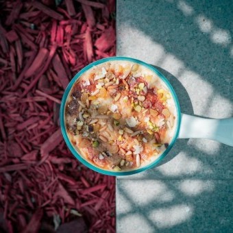 كنافة شامية بالقشدة