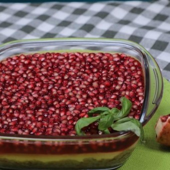 تشيز كيك الرمان بالفيديو