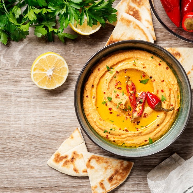 الحمص بالشطة
