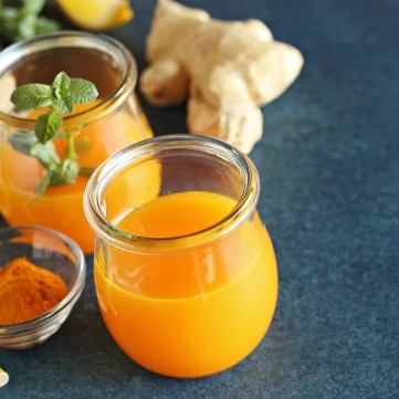 عصير الزنجبيل بالبرتقال