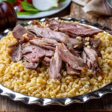 الفريكة باللحمة السورية