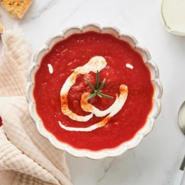 شوربة طماطم سريعة