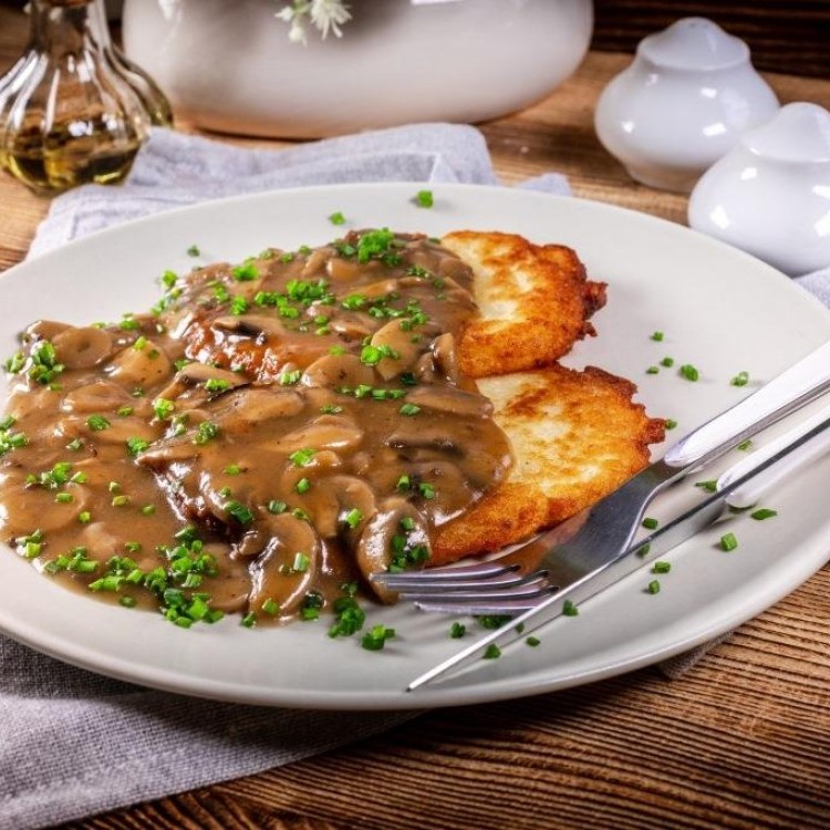 طريقة عمل صوص المشروم البني