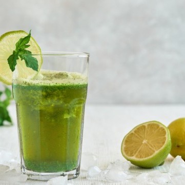 عصير الليمون بالنعناع الصحي