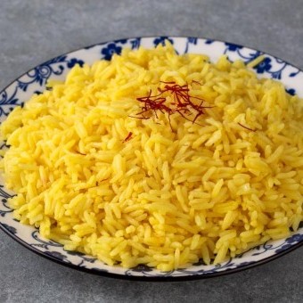 الأرز البسمتي الأصفر المفلفل