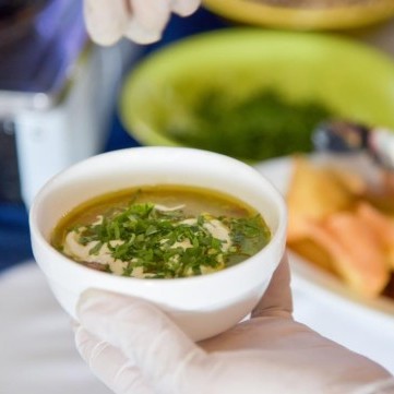 فول بالطحينة والبيض المسلوق للسحور