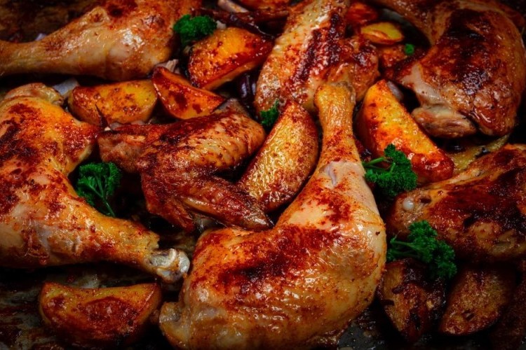 صينية دجاج بالسماق