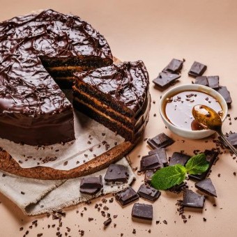 كيكة العسل بالشوكولاتة