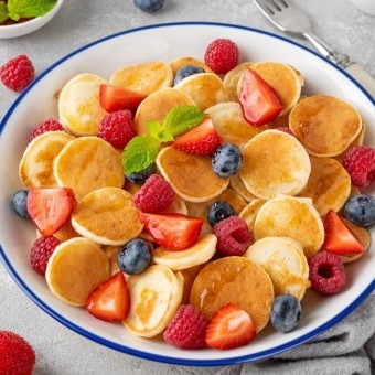 بان كيك بدون دقيق سهل جداً