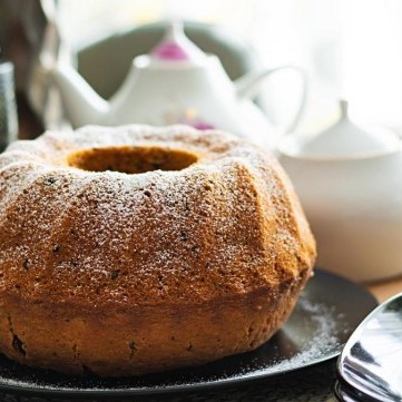 كيك الشاي بالسميد