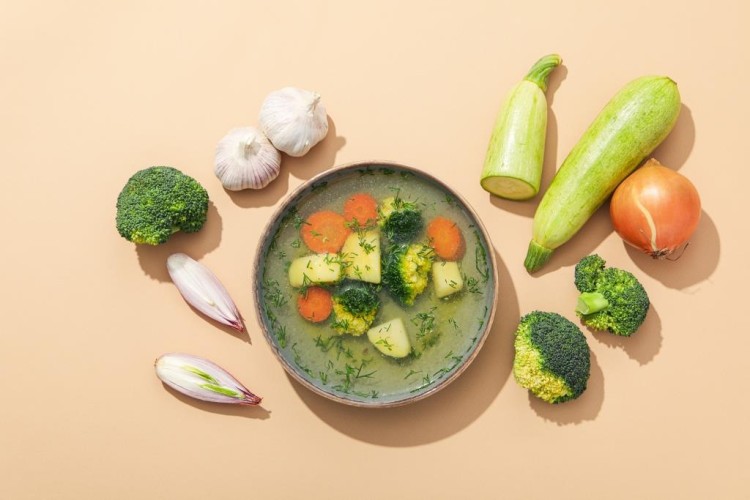 شوربة خضار بسيطة