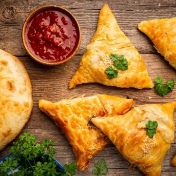 السمبوسة بالخضار لإفطار رمضان