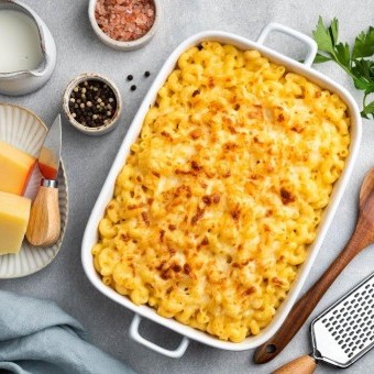مكرونة بشاميل بالأجبان