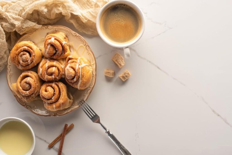 سينابون رول بمذاق القهوة