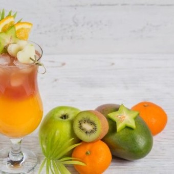 عصير الفاكهة مثل المطاعم