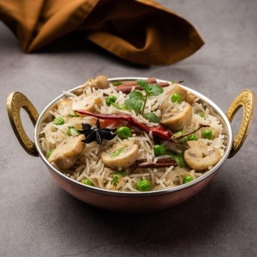 طريقة عمل برياني بالمشروم