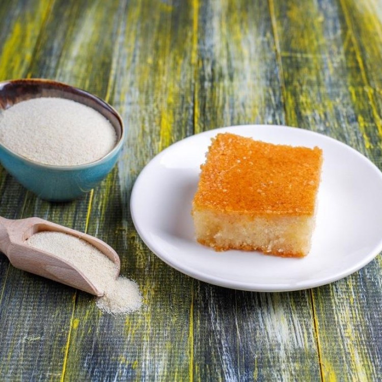 البسبوسة العادية بالزبادي