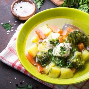 شوربة الخضار الصحية للوقاية من سرطان الثدي