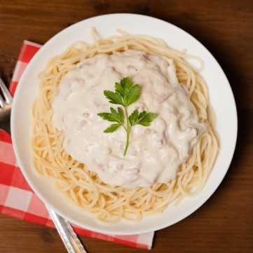 مكرونة وايت صوص