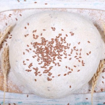 عجينة الخبز الكامل الصحية