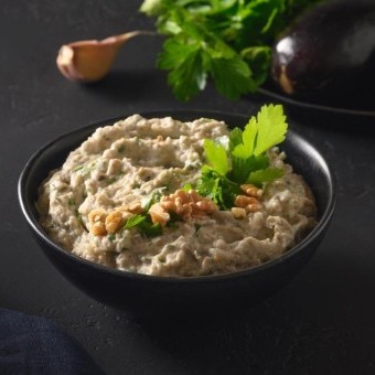 أسهل طبق متبل باذنجان بالزبادي