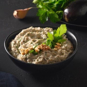 أسهل طبق متبل باذنجان بالزبادي