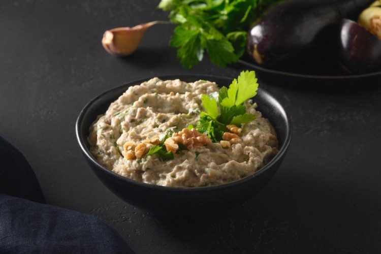 أسهل طبق متبل باذنجان بالزبادي