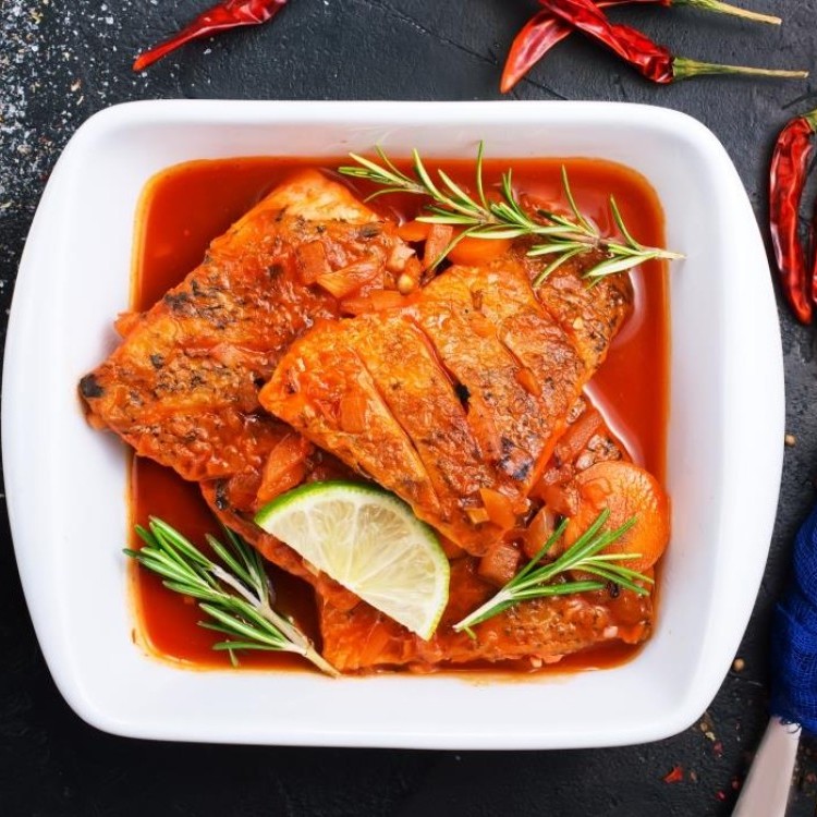 السمك بالصوص الأحمر