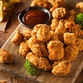 بوب كورن الدجاج مقبلات رمضانية شهية