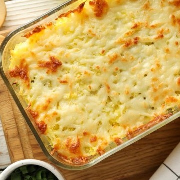 بطاطس بالجبن والبشاميل