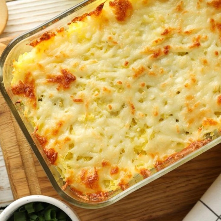 بطاطس بالجبن والبشاميل