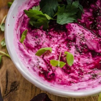 لبنة بالشمندر