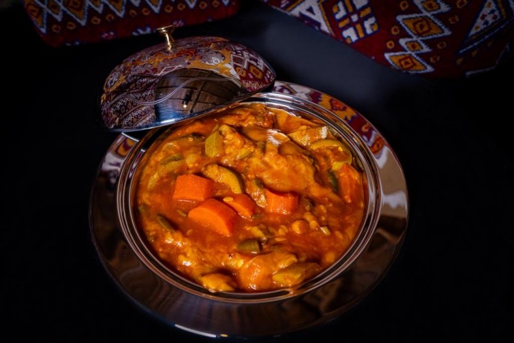 قرصان بالخضار واللحم