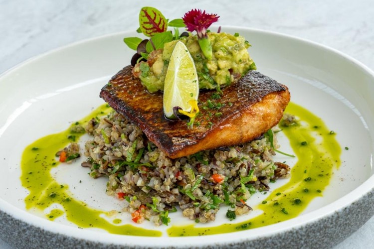 Recipe for Sea Bass on a Bed of Quinoa and Wild Rice