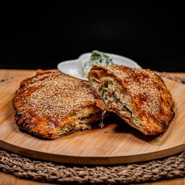 فطيرة البف باستري بالسلمون المدخن بالفيديو