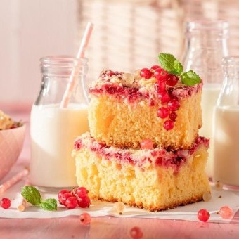 طريقة عمل كيكة التوت الأحمر