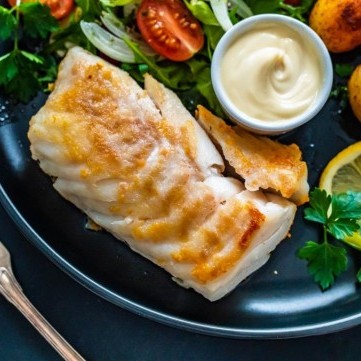 فيليه سمك بالطحينة