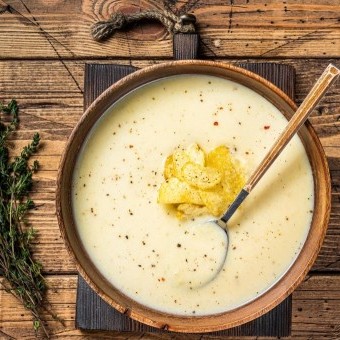 شوربة بطاطس كريمية