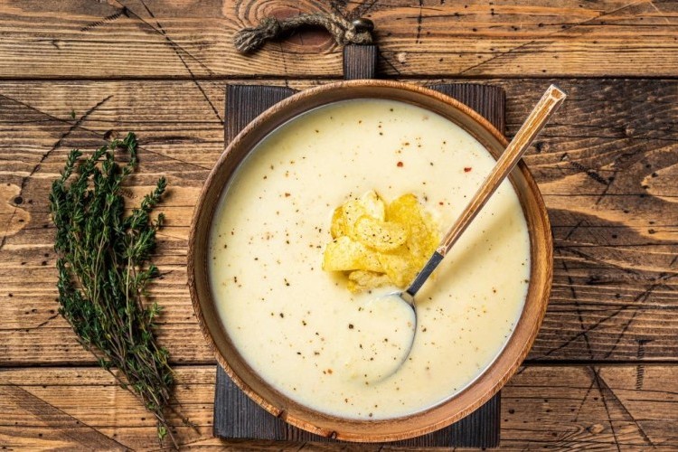 شوربة بطاطس كريمية