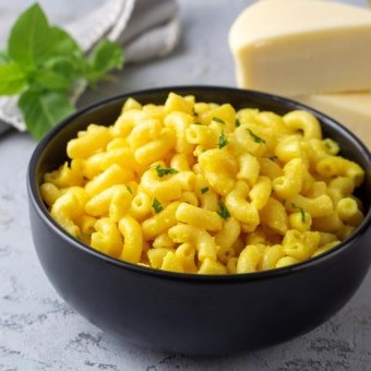 مكرونة بالجبن والثوم