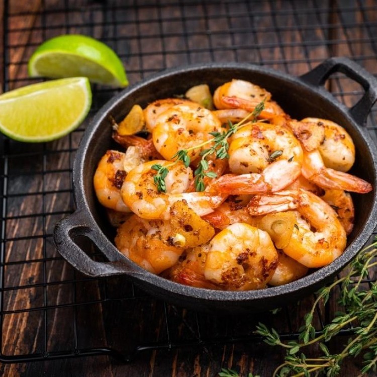 بطاطس بالجمبري بالفرن