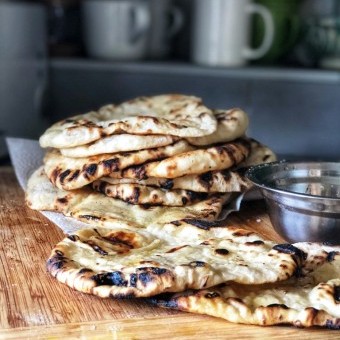 خبز الطابون على الغاز