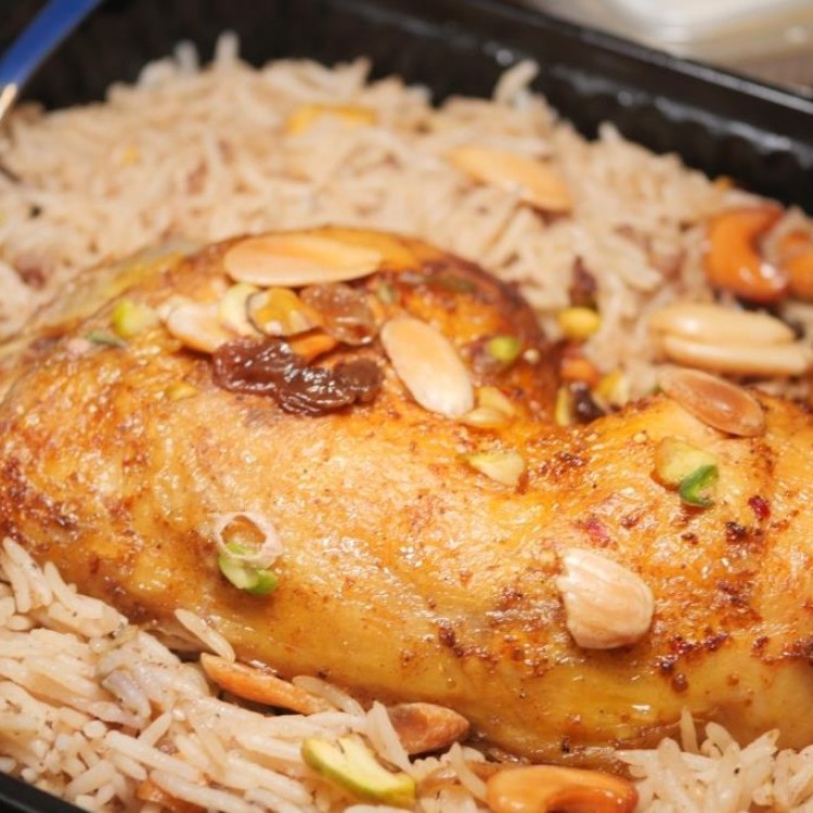 كبسة دجاج سريعة في قدر واحد