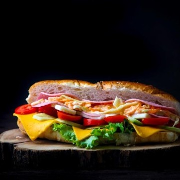 ساندويش سبمارين بالجبن