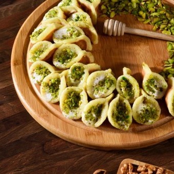 قطايف رمضان عصافيري بالقشطة للتحلية